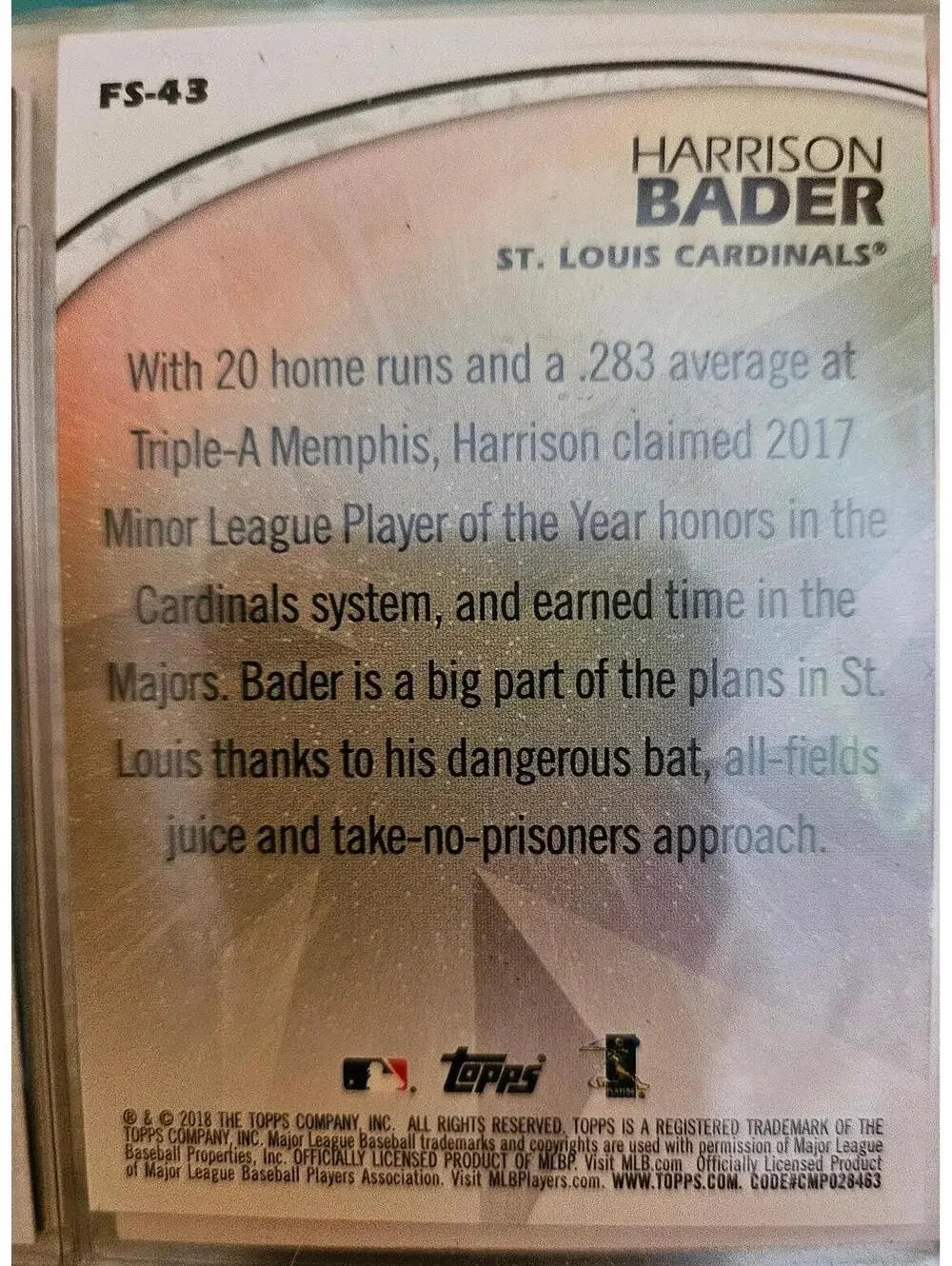 Topps 2018 future
